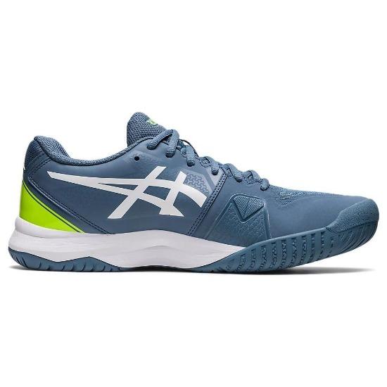 Asics Zapatillas de Tenis para Hombre Gel Challenger 13 Azul Acero Blanco 1041A222-400