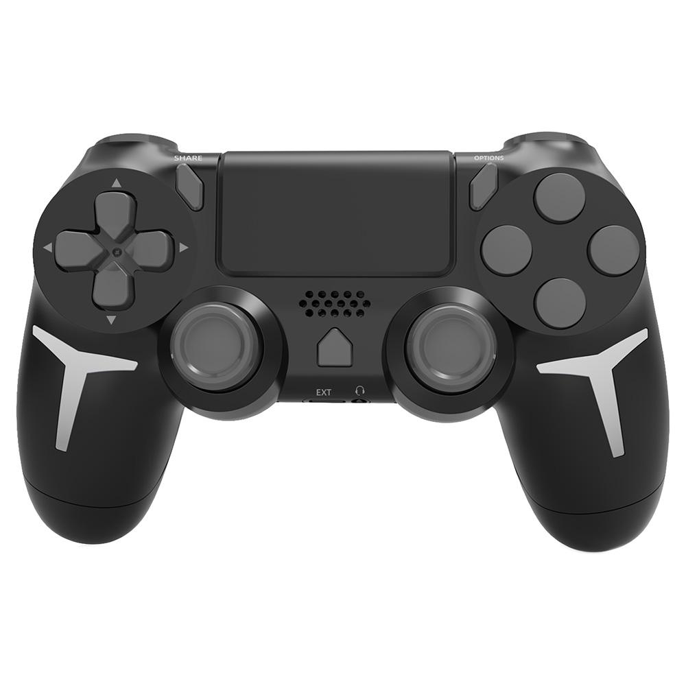 

P412 For PS4/PS3/PC Bluetooth-compatible Gamepad 6-Axis Sensor Dual Vibration Game Controller Black