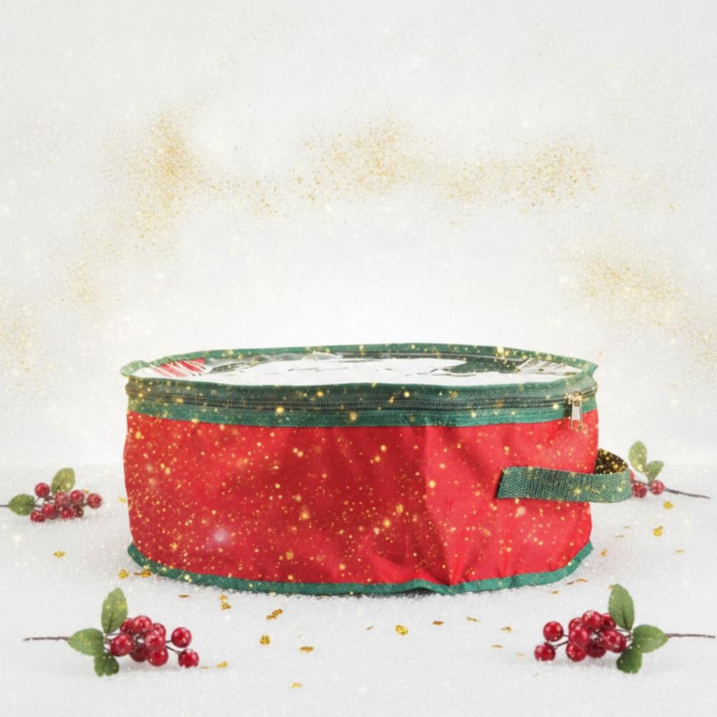 Holiday Decoration Storage Bag Dust-Resistant Wreath Organizer Long-Lasting