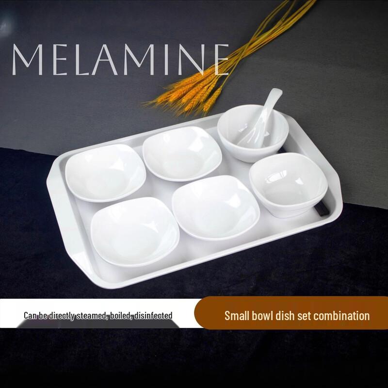 Melamine Square Dipping Sauce Dish