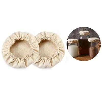 1/2PCS Portable Cloth Covers Reusable Fermentation Bottle Cover  Fit Jars Mouth from 8-10cm