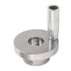 58mm Machine Tool Handwheel with Handle Aluminum Alloy Hand Wheel Replacement for 0618 CJ18A 7x12 7x14
