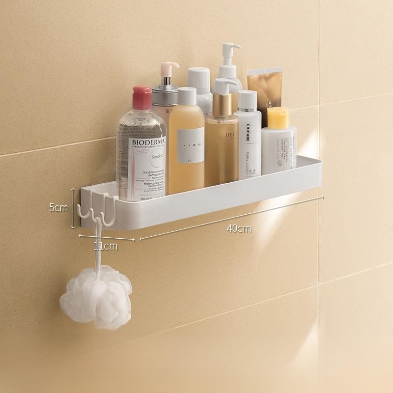 Kitchen Spice Shelf Multi-purpose Bathroom Shelf Wall Mounted No Hole In The Wall Multi-Layer Spice & Condiment Organizer