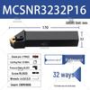 CNC Tool Holder Lathe, 45-Degree Main Cutting Edge, MCSNR2020K12/3232P16.