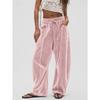 TIFICY Damesmode Casual Effen Kleur Print Hoge Taille Broek Broek & Capri's