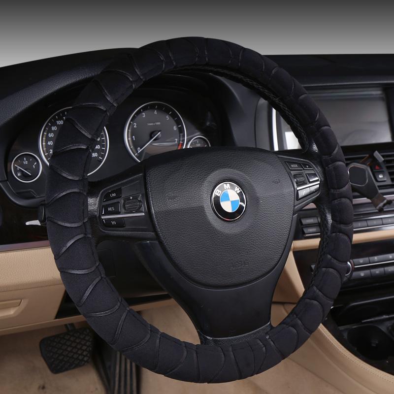 Winter Plush Car Steering Wheel Cover, Soft, Skin Friendly, Non-slip Breathable Universal Handle Cover