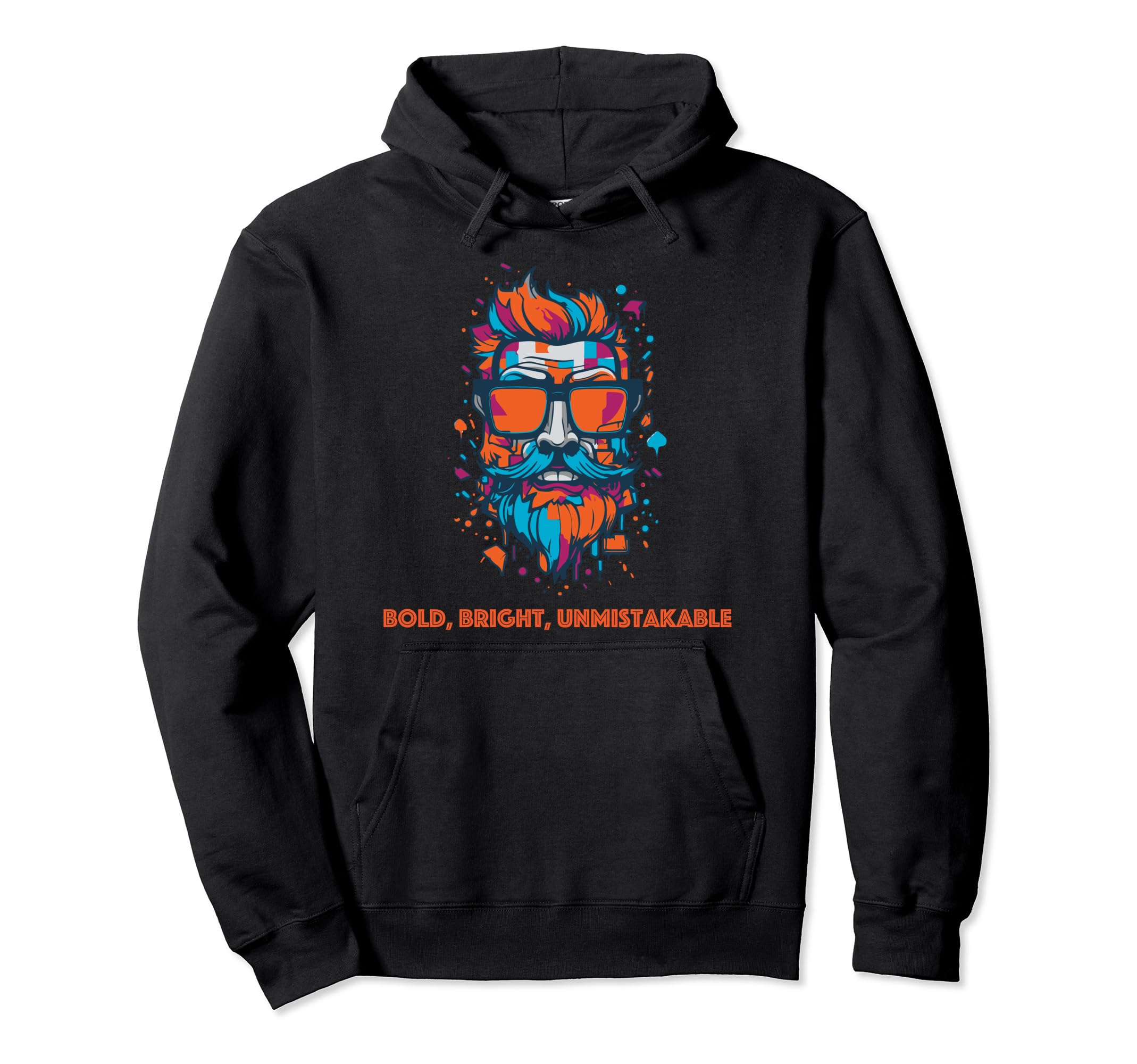 

Bold, bright and unmistakable hoodie