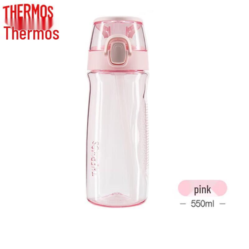 THERMOS Tritan Sport Water Bottle with Straw, 550ML