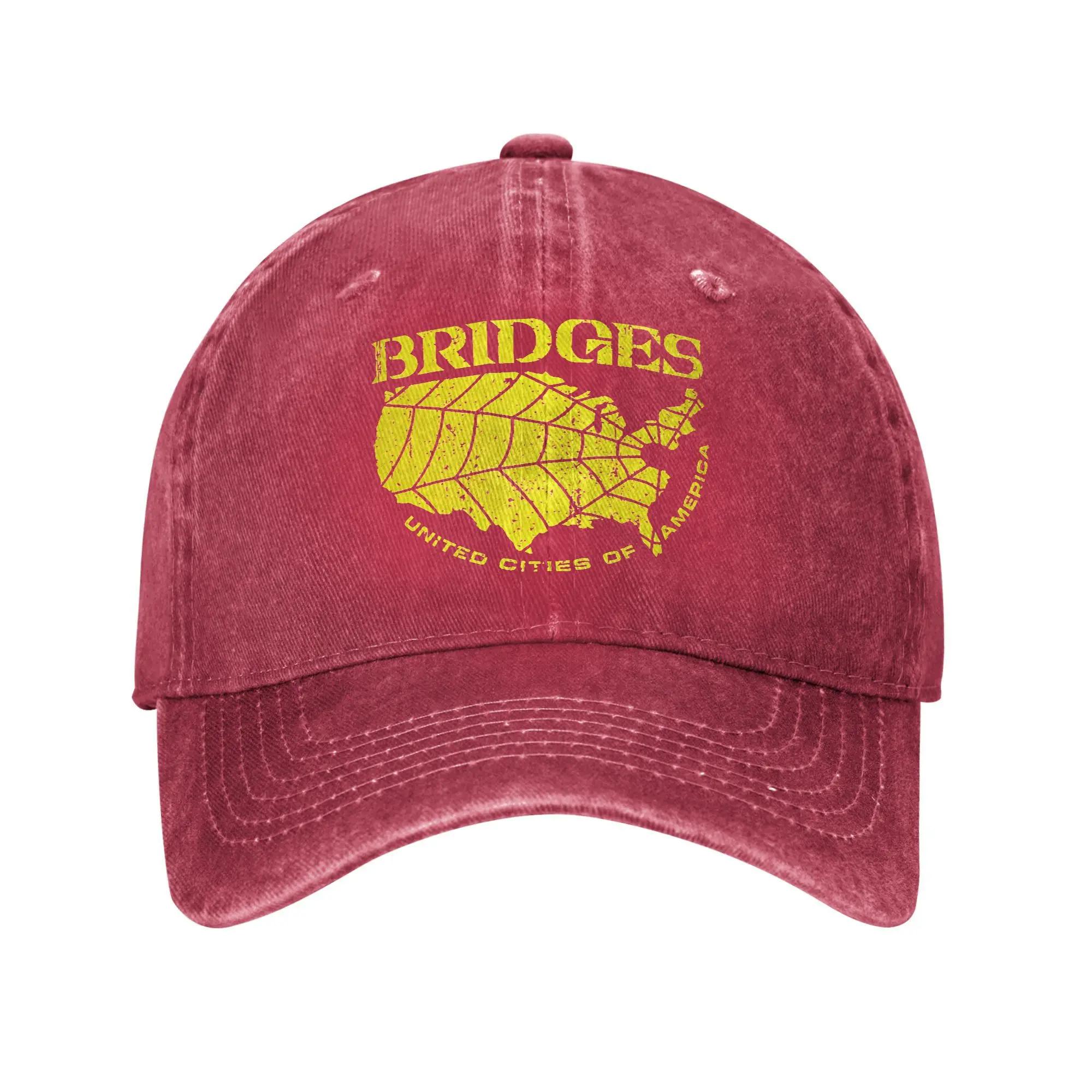 

BRIDGES Death Stranding Baseball Cap Sun Outdoor Gym Sunscreen Washed Trucker Hat Unisex Unisex yk Cool Custom DIY Snapback Cap One Size
