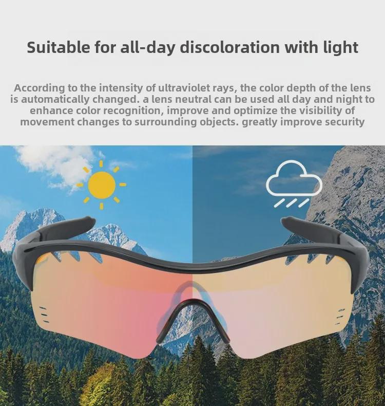 Kids' & Teens' UV-Resistant Color-Changing Cycling & Skating Sunglasses - Windproof Goggles for Mountain & Speed Downhill