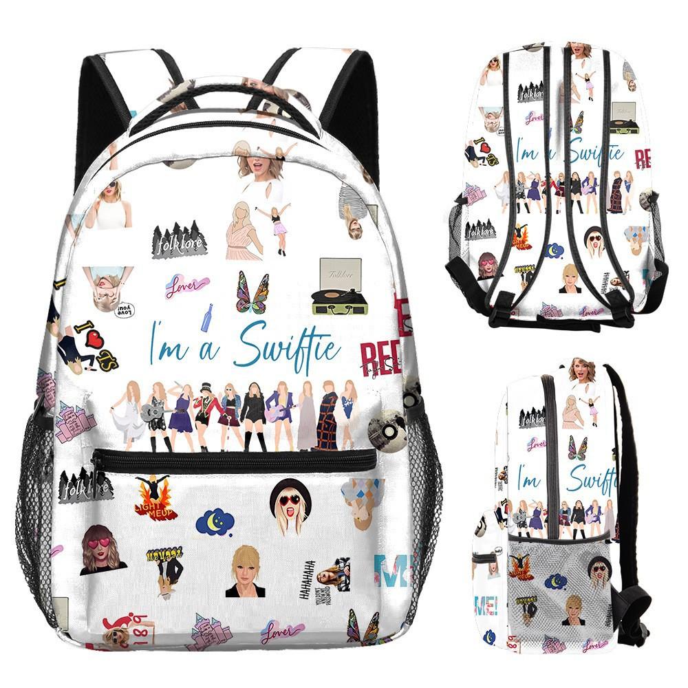 Taylor Swift Grund- und Sekundarschulrucksack, Kinderrucksack, Vollständig bedruckter Rucksack