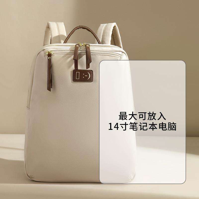 Fashionable Korean Style Lightweight Large Capacity Commuter Laptop Backpack Oxford Cloth Business Travel Daypack