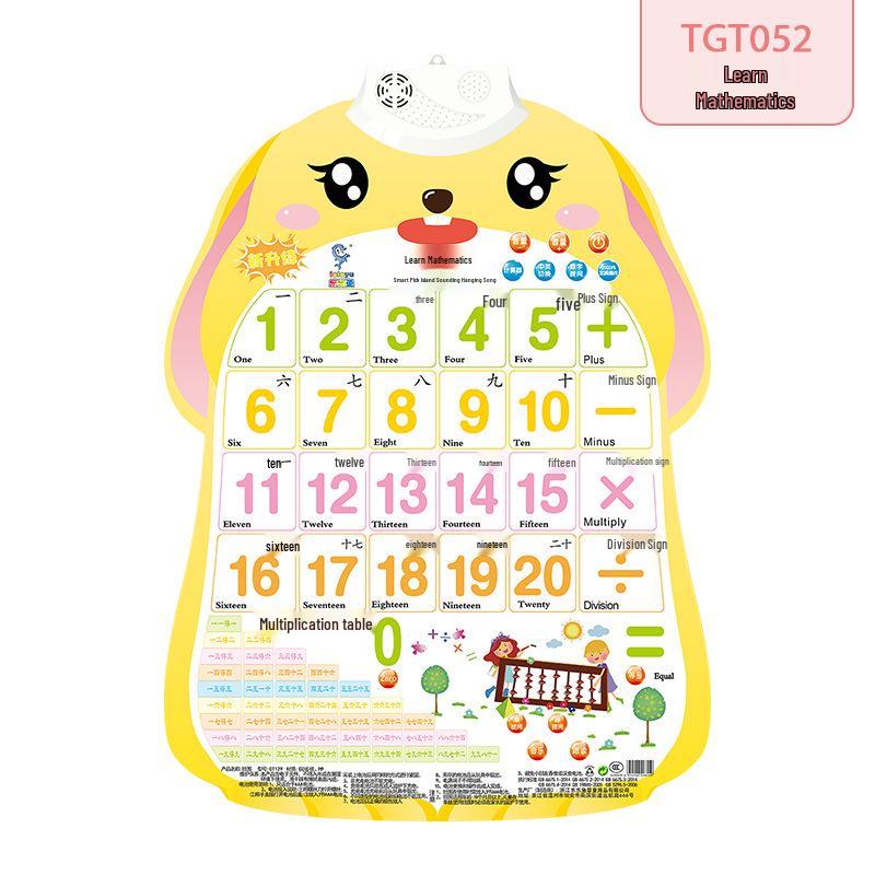 Little Rabbit Talking Wall Chart: Cute Educational Toy for Preschool Pronunciation Learning