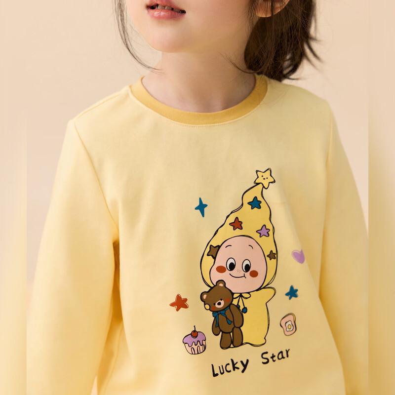 LUSON Baby Girl's Cartoon Long Sleeve Pajama Set