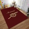 "Red Carpet with Arsenal Text and Cannon Design for Home Decor" Suitable for use as an anti-slip for living room bedroom sofas