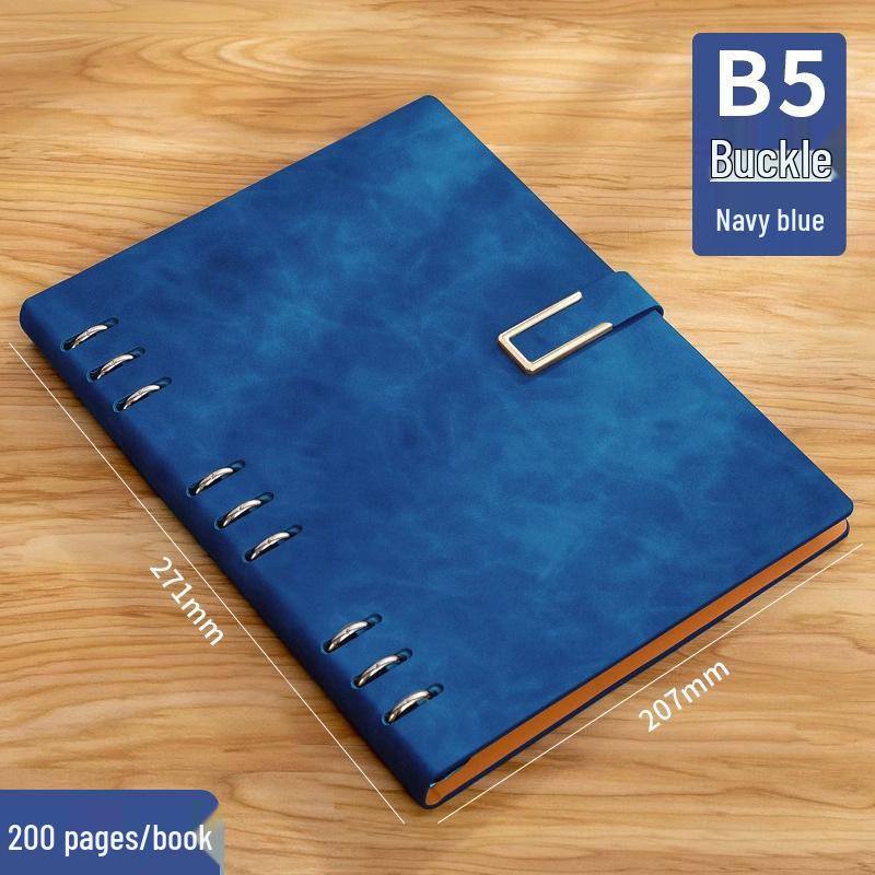 İş ve Öğrenciler İçin Çıkarılabilir Sert Kapaklı Gevşek Yapraklı Defter