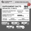 Suplementos de Colágeno Carbamide Forte para Mujeres y Hombres 180 Comprimidos | Péptidos Tipo I y III para Piel Cabello Uñas