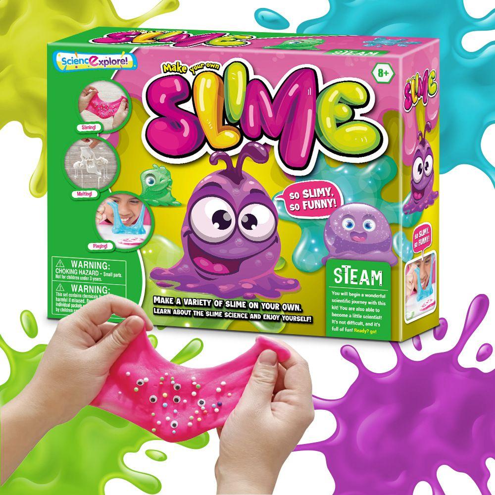 Science Kit Magic Slime Crystal Soap Making Experiments Educational Toy Children