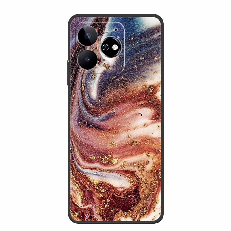 For ZTE Blade V60 Case 6.72" Marble TPU Soft Silicone Back Cover Phone Cases for ZTE Axon 60 4G Protector Cute Mica Painted etui