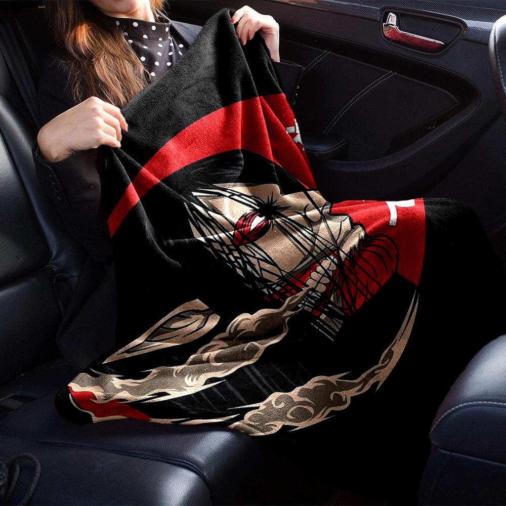 1pc Attack Titan Soft Flannel All Season Throw for Home, Office, Outdoor UseDurable Comfort Soft Warm Throw for Home