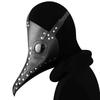 Halloween Steampunk Plague Doctor Black Masquerade Mask for Women