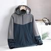 Hooded Sports Jacket Men's Trench Coat Three Carry Loose Versatile Jacket