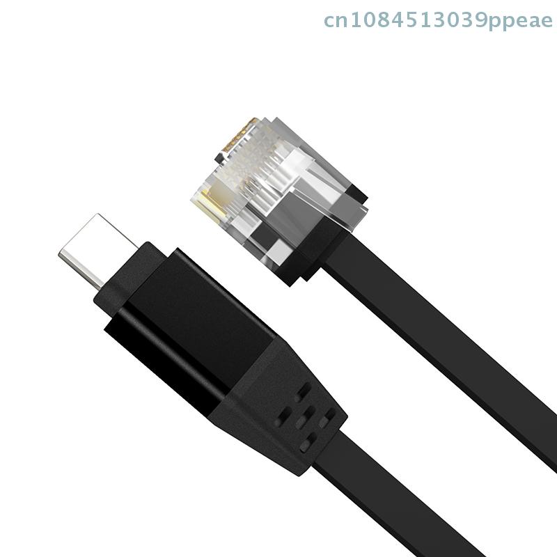 1000m Type-C to RJ45 Cable, Wired Network Adapter for Laptop, Tablet, Huawei, Xiaomi