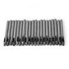 20 Stück Set Lederhandwerk 6mm Kohlenstoffstahl Blumenstanze Lochwerkzeug für Geldbörse Gürtel Dekoration