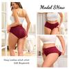 4PCS/SET Women Basic High Waist Striped Panties Cotton Breathable Daily Multi Color Set Butt Lifting Plus Size Comfort Underwear