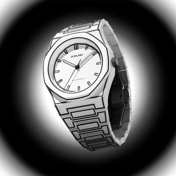 D1 Milano POLYCARBON Quartz 3-Hand PCBJ34 Wrist Watch