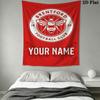 Custom Brentford Wall Hanging Printed Fabric Blanket Decorative Tapestries for Bedroom Living Room Home Decor