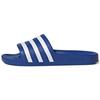 Adilette Aqua Outdoor Flat Sports Rubber Sole Non-Slip Slide Sandals Women Footwear Blue White EG1605