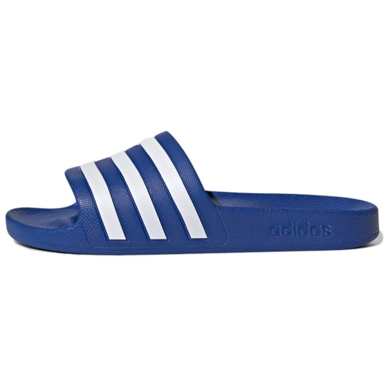 

Adidas Adilette Aqua Outdoor Плоские Спортивные Резиновая Подошва Нескользящие Шлепанцы Женская Обувь Синий Белый EG1605 38