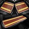Summer Cool Bamboo Cushion Car Seat Cover Natural Bamboo   Square Mat Single Piece Massage Breathable Environmental Waterproof