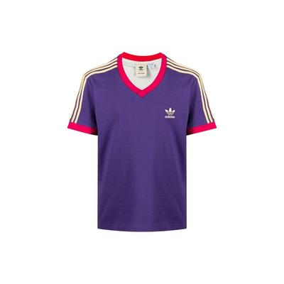 X Wales Bonner 70s V-Neck Tee Unity Purple Men Tops GV1315