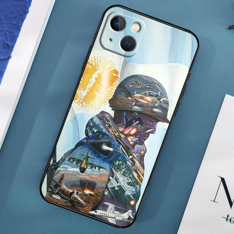 Argentine Flag Phone Case For iPhone 15 14 Pro Max 11 13 12 Mini X XR XS Max SE 2020 7 8 Plus Cover Capa