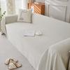 Solid Chenille Sofa Throw Cover Modern Minimalist Slipcover 3-Seater Cushion Protector