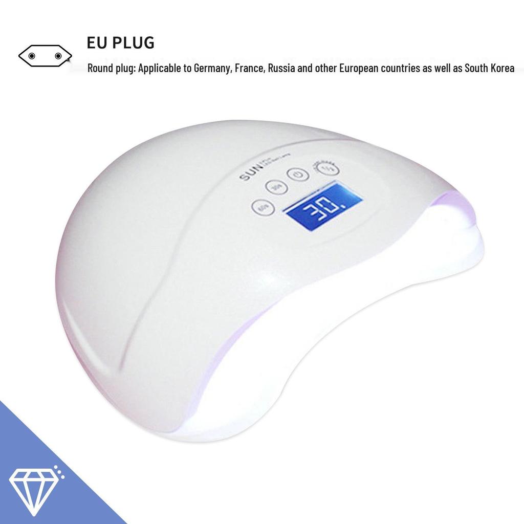 SUN12C34S 48W Nail Lamp: Touchscreen, Intelligent Induction Phototherapy System