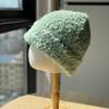 Handmade Crocheted Hat for Women In Autumn and Winter Thickened and Warm Ear Protecting Face Showing Small Woolen Cold Hat