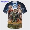 Summer New Hot-selling Video Game Metal Gear Solid 3D Printing Men's Short Sleeve T-shirt Fashion Casual Unisex T Shirt Top Tees
