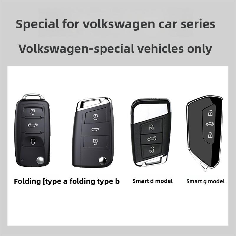 Für VOLKSWAGEN VW für Volkswagen Tiguan VW Golf 7 4 5 Mk4 6 MK7 für Skoda Octavia A7 für Seat Leon Ibiza Altea Metall Auto Schlüsselhülle