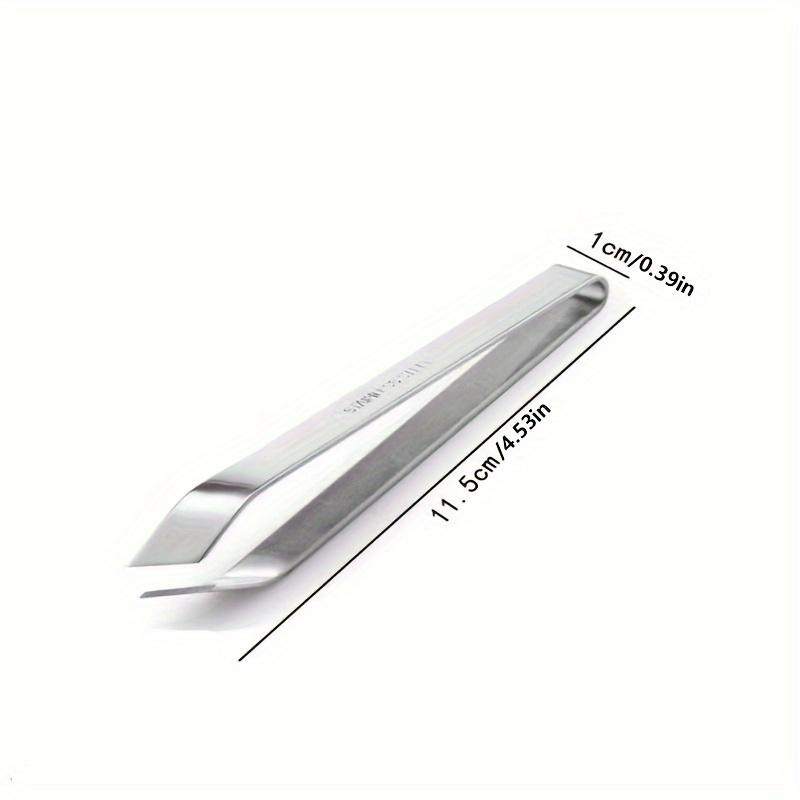 

1PC 430 Stainless Steel Fishbone Tweezers Pliers Puller Removal Pliers Fishbone Extractor Kitchen Tool Kitchen Hair Removal Clip