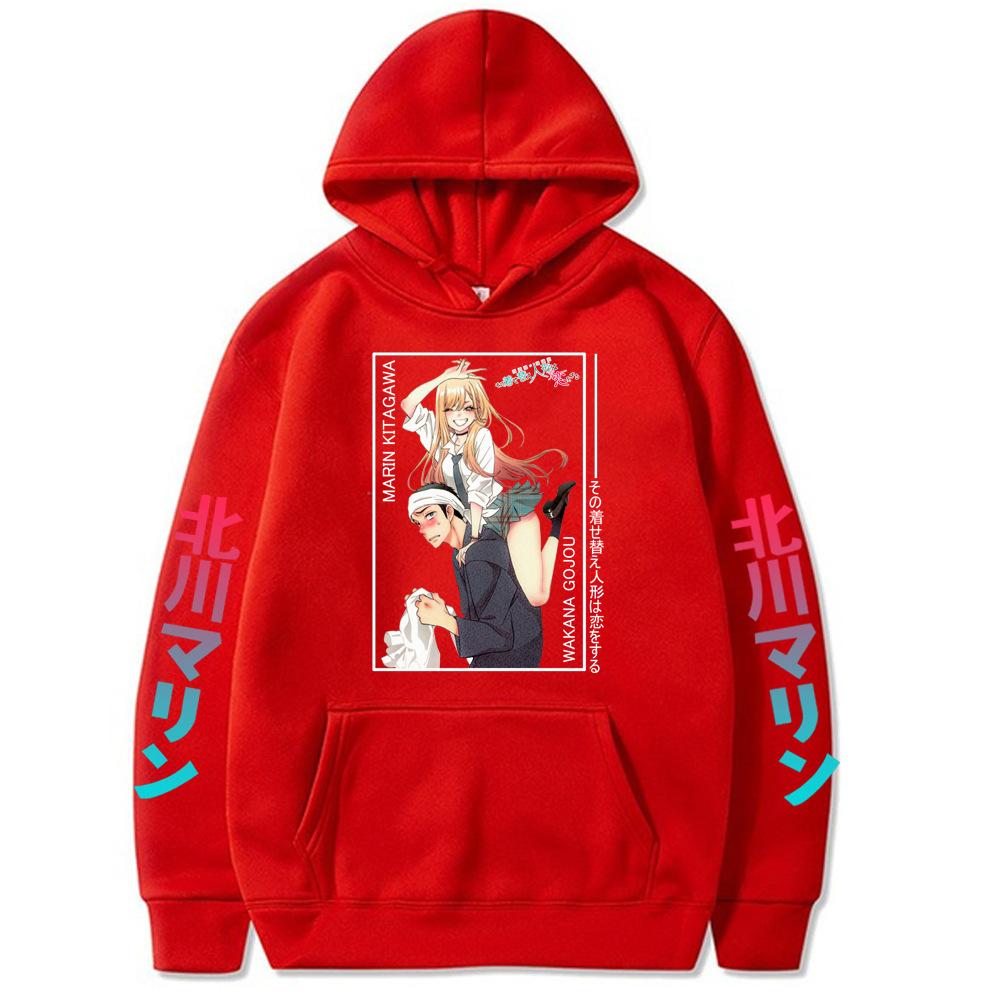 Kitagawa Marin Gogyo Shun Japanese Animation Hoodie Design Men's Women's Sweatshirt Fleece Oversized Couples Streetwear Hoodies