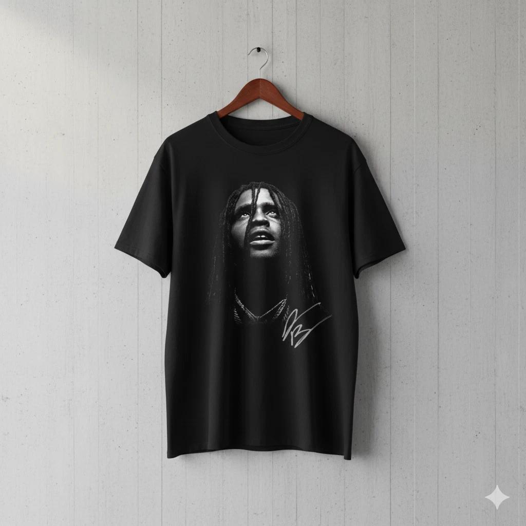Unisex Adult Casual Music Hip Hop Rapper Portrait Graphic T-Shirt S... L