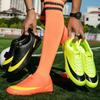 Mens Womens Youth Football Cleats Low-Cut Synthetic Leather Breathable Non-Slip Training Match Shoes Artificial Turf