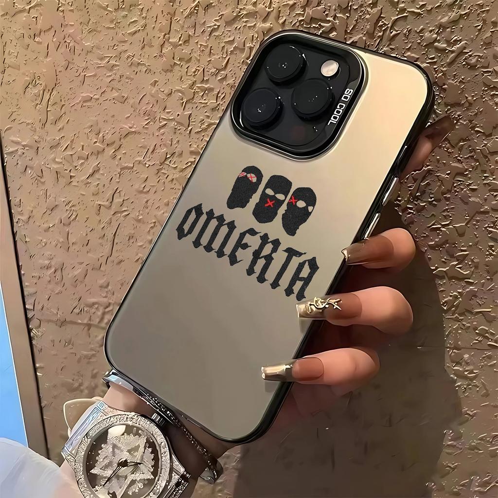 Omerta Maes Phone Case For IPhone 16 15 14 13 12 11 Pro Max Anti Fall Matte Back Cover For IPhone 16 15 14 13 Case Funda Cover