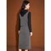 Women's Hooded Vest & Dress Two-Piece Set