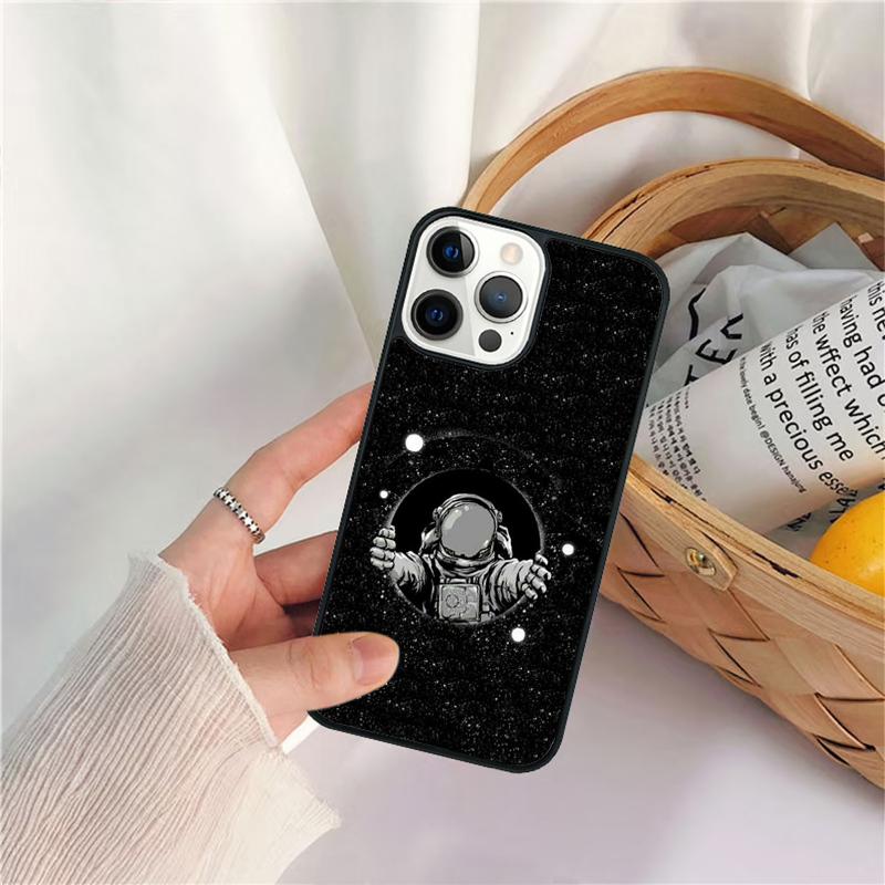 Outer Space Phone Case For iPhone 17 Air 16 15 14 11 12 13 Pro  MAX Plus Coque Cover Shell