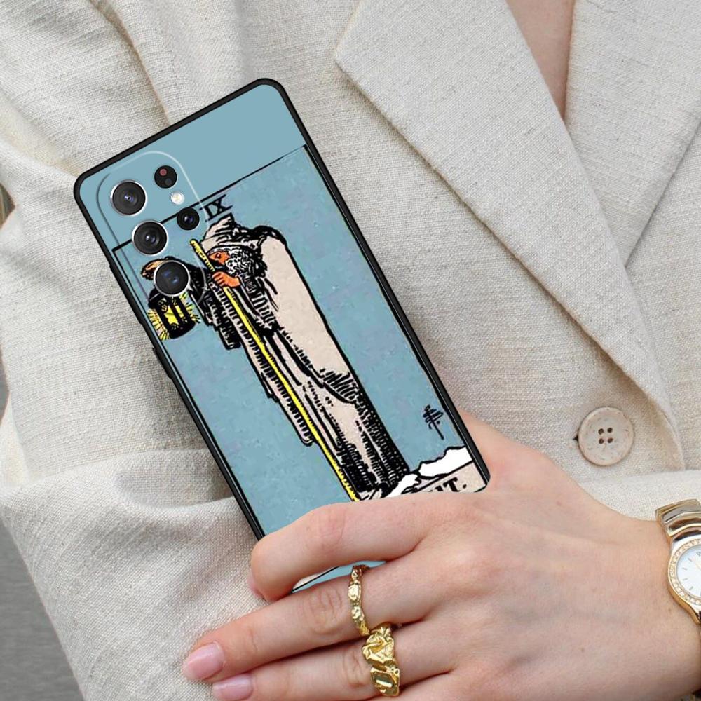 Tarot Card The Hermit Cell Phone Case for Samsung Galaxy S26 Ultra S25 S24 S23 S22 S21 S20 Note10 Cover