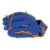 ZETT Youth Softball Ground Royal Blue X Oak Size M Heights BJG762640 Glove, Hero, All-Around, Right-Handed Throw, Brown, (For 130-145cm),